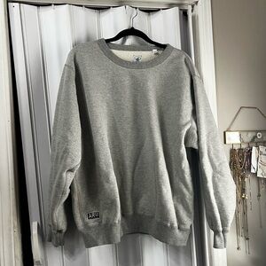 Atlantic rancher crewneck sweatshirt, gray size large